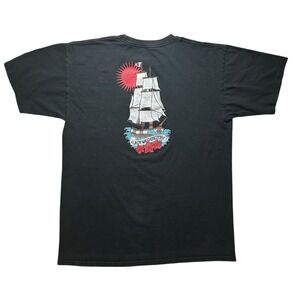 Casual Industrees Lady Washington Vintage T shirt Size Large Black